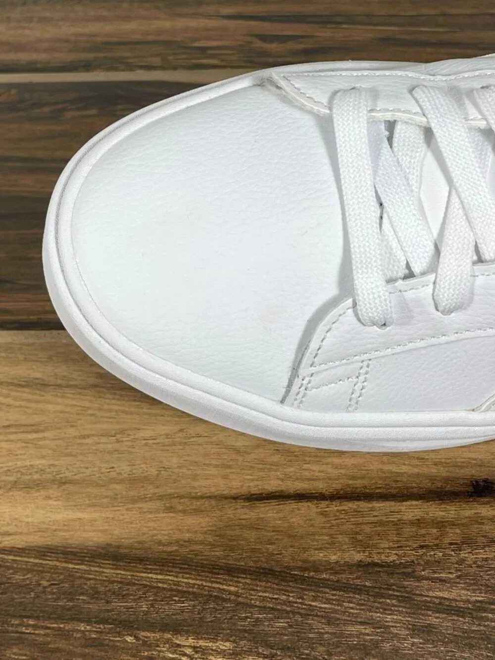 Puma Smash Platform v3 Shoes Womens Size 9 White Leather Casual Low Top Sneakers